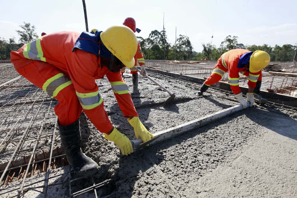 Slab Pouring On Site - Shakti RMC